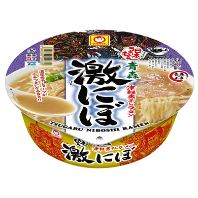 Aomori Tsugaru Niboshi Ramen 日本うまいもん 青森津軽煮干しラーメン 激にぼ, 12 bowls/servings