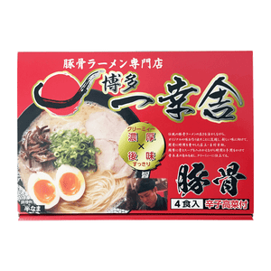 Hakata Ikkousha Tonkotsu Semi-Instant 博多一幸舎 豚骨, 4 servings