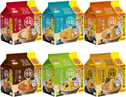 Nissin RAOH Variety Set 日清ラ王 バラエティー, 6 packs, 30 servings
