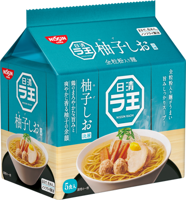 Nissin RAOH Yuzu Shio 日清ラ王 柚子しお, 6 packs, 30 servings