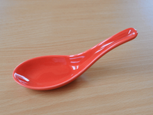 Load image into Gallery viewer, Red Renge Ramen Spoon - 4 spoons